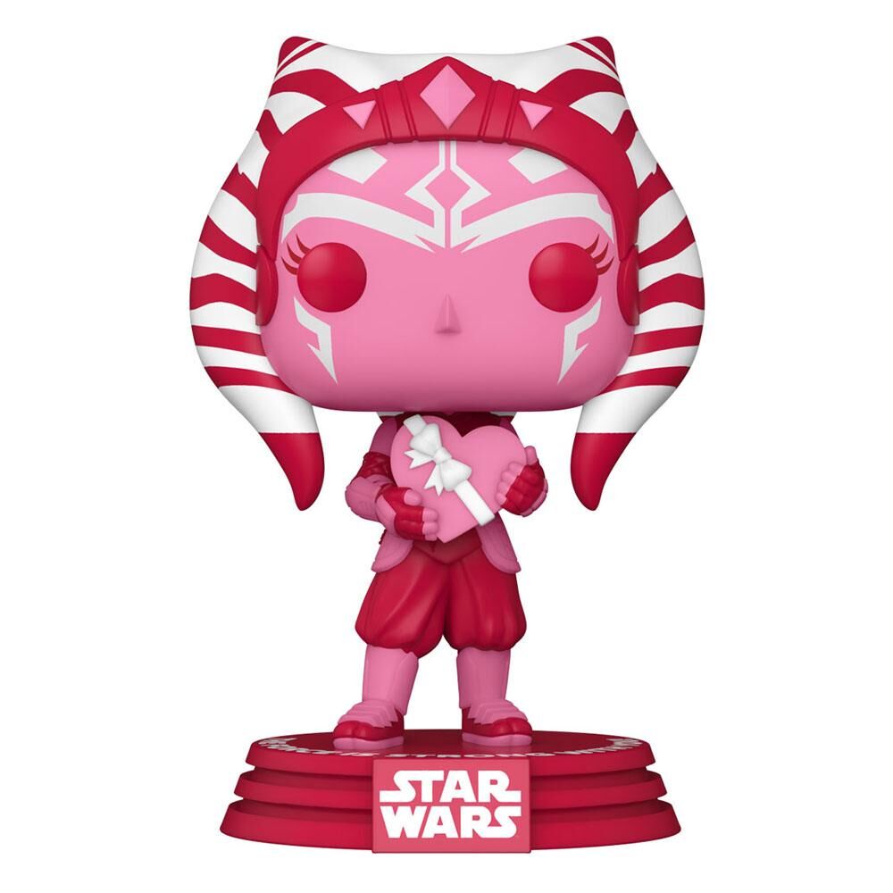 Star Wars Valentines POP! Star Wars Vinyl Figur Ahsoka 9 cm Star Wars Valentines POP! Star Wars Vinyl Figur Ahsoka 9 cm