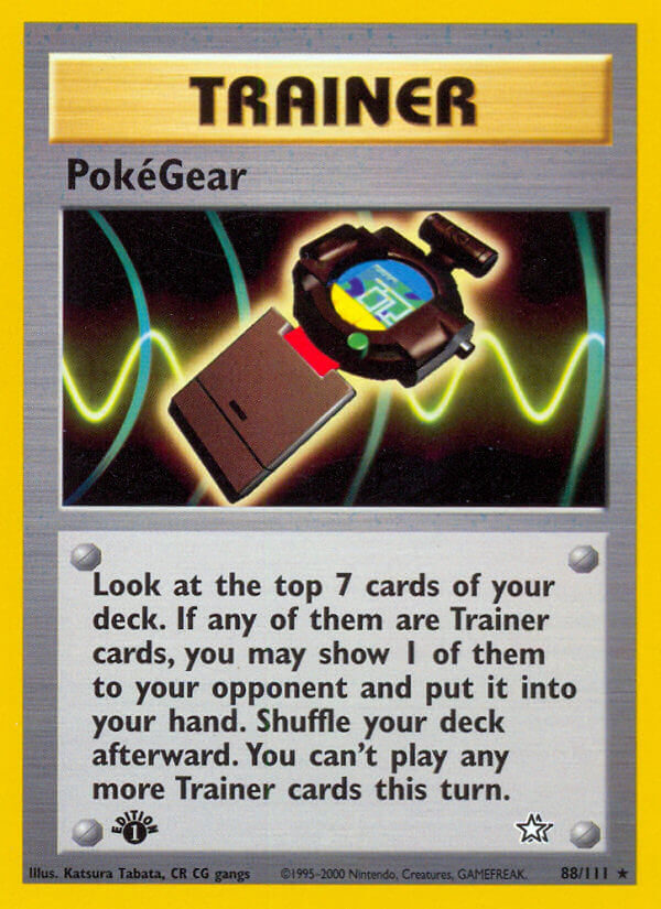 PokéGear - 88/111 - 1st Edition - EN