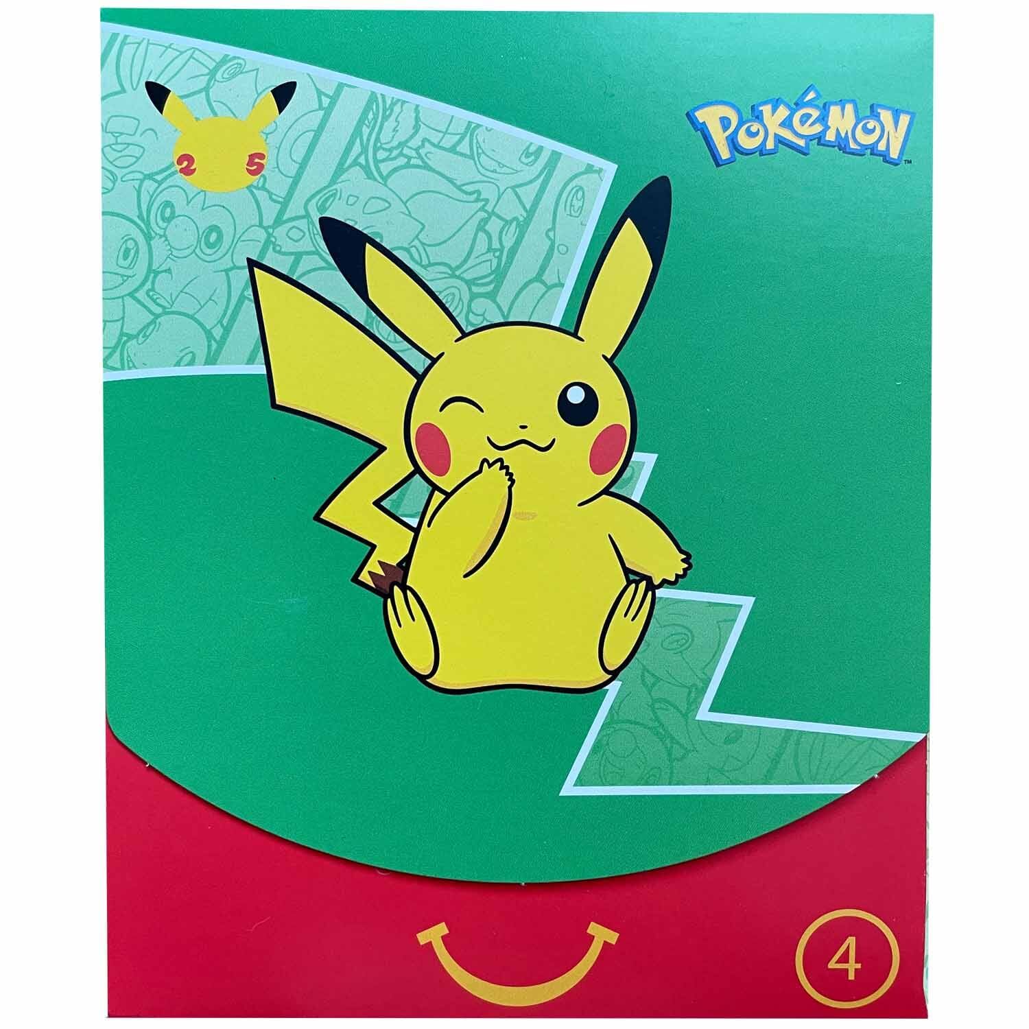 Pokémon 25th Anniversary McDonalds Promo Booster 2021 Green - EN