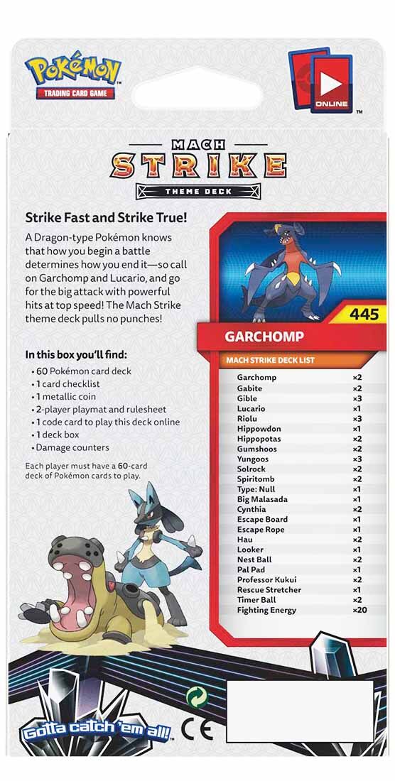 Pokémon Sun & Moon Ultra Prism Mach Strike Theme Deck - EN