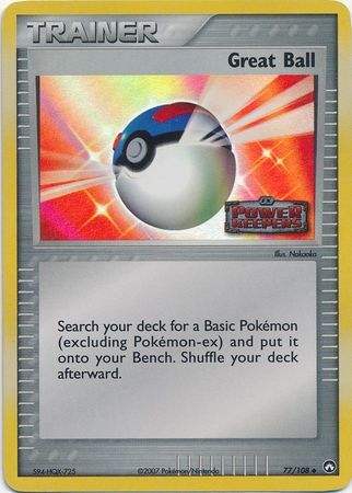 Great Ball - 77/108 - Reverse Holo - EN