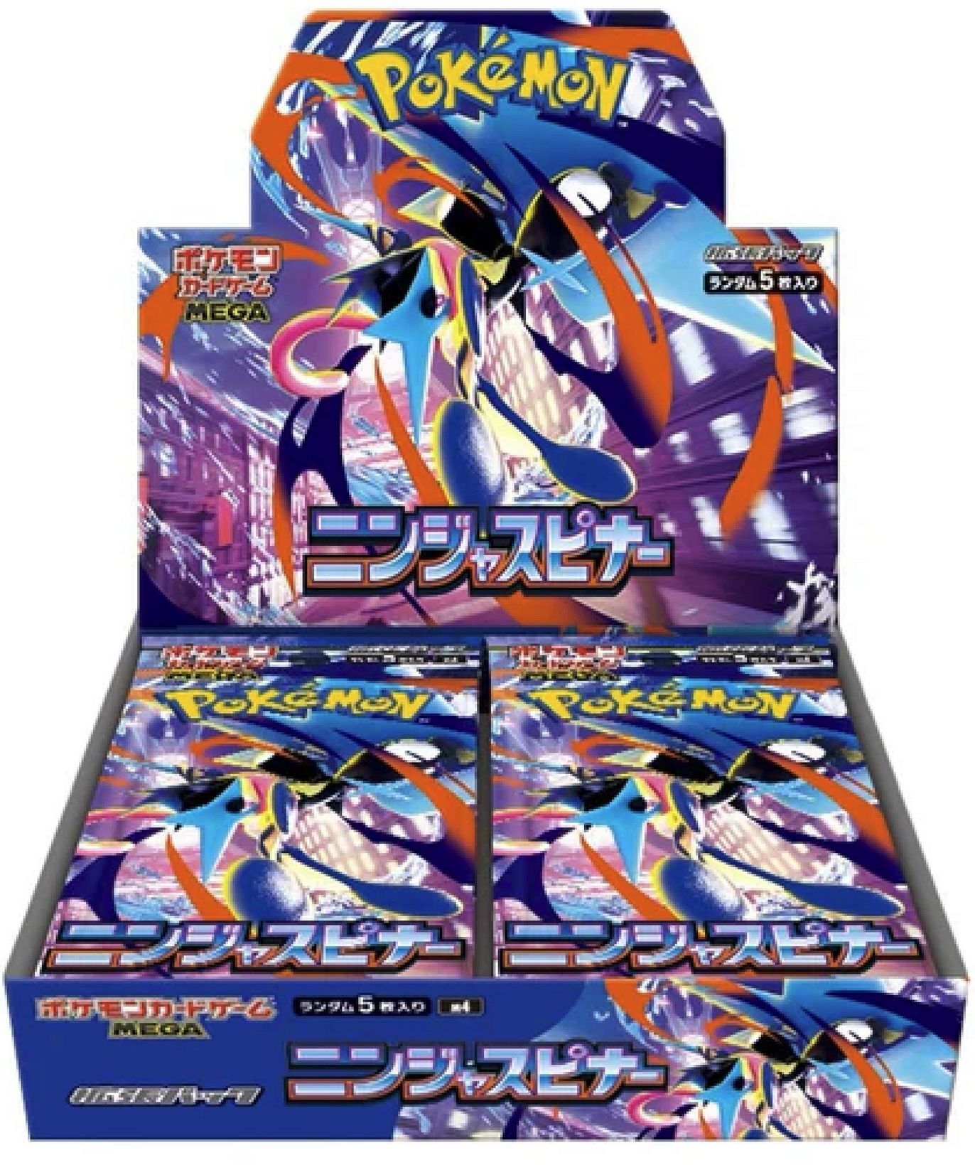 Pokémon Mega Evolution: Ninja Spinner M4 Booster Display (30) - JPN Pokémon Mega Evolution: Ninja Spinner M4 Booster Display (30) - JPN