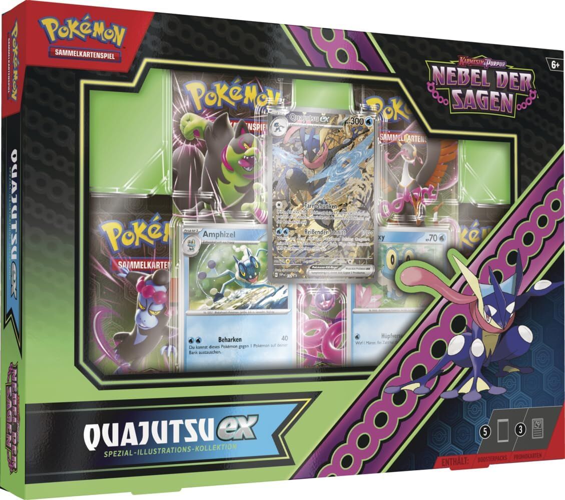 Pokémon TCG: KP06.5 Quajutsu ex Spezial Illustrations Kollektor Box - DE