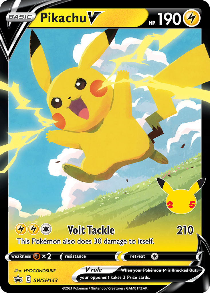 Pikachu V - SWSH143/306 - EN