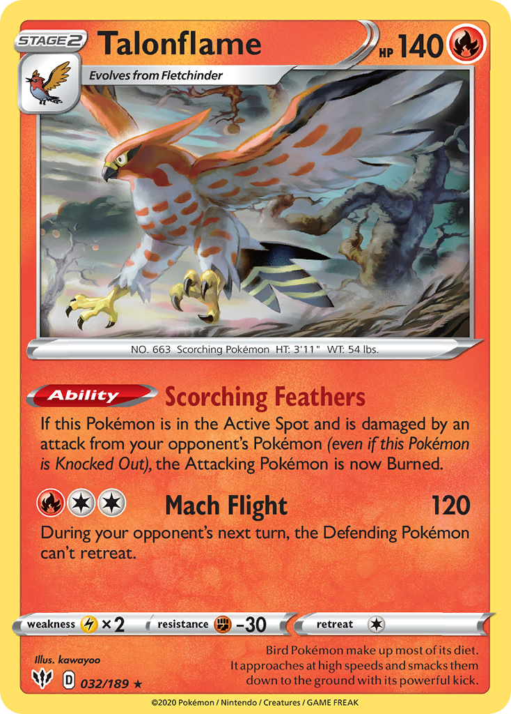 Talonflame - 032/189 - EN Talonflame - 032/189 - EN