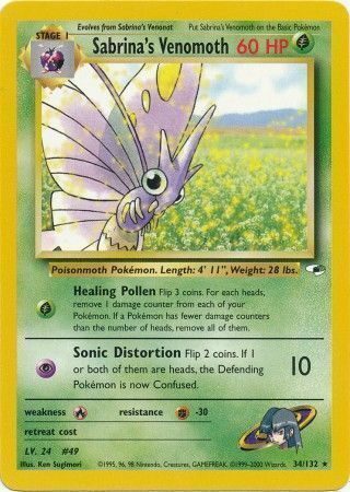Sabrina’s Venomoth - 34/132 - Unlimited - EN