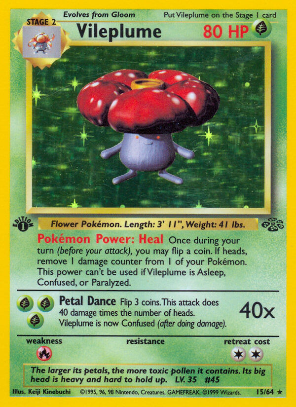 Vileplume - 15/64 - 1st Edition - EN Vileplume - 15/64 - 1st Edition - EN