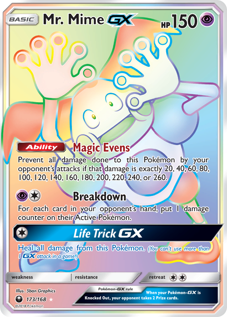 Mr. Mime-GX - 173/168 - EN Mr. Mime-GX - 173/168 - EN