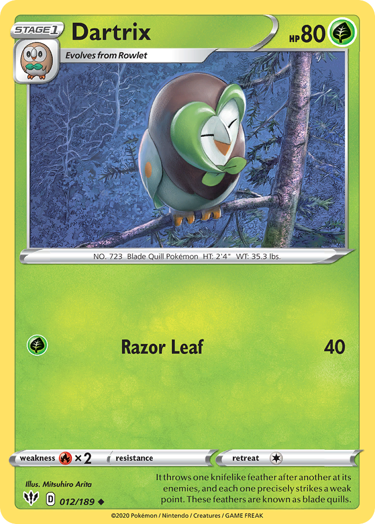 Dartrix - 012/189 - EN Dartrix - 012/189 - EN