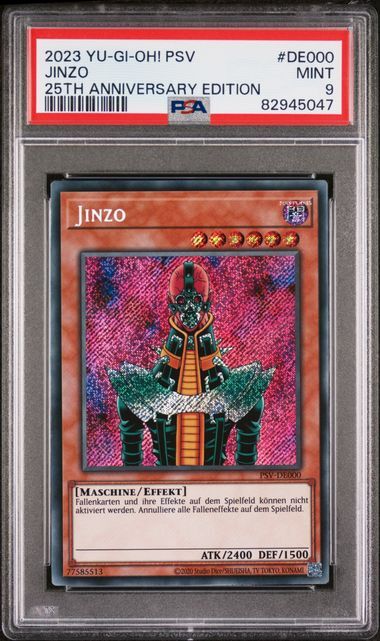 Jinzo PSV-DE000 - 25th Anniversary Edition - 2023 - Deutsch - PSA 9 Mint - Yu-Gi-Oh! Jinzo PSV-DE000 - 25th Anniversary Edition - 2023 - Deutsch - PSA 9 Mint - Yu-Gi-Oh!