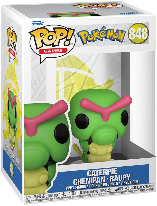 Pokémon Caterpie Funko POP 848 Pokémon Caterpie Funko POP 848
