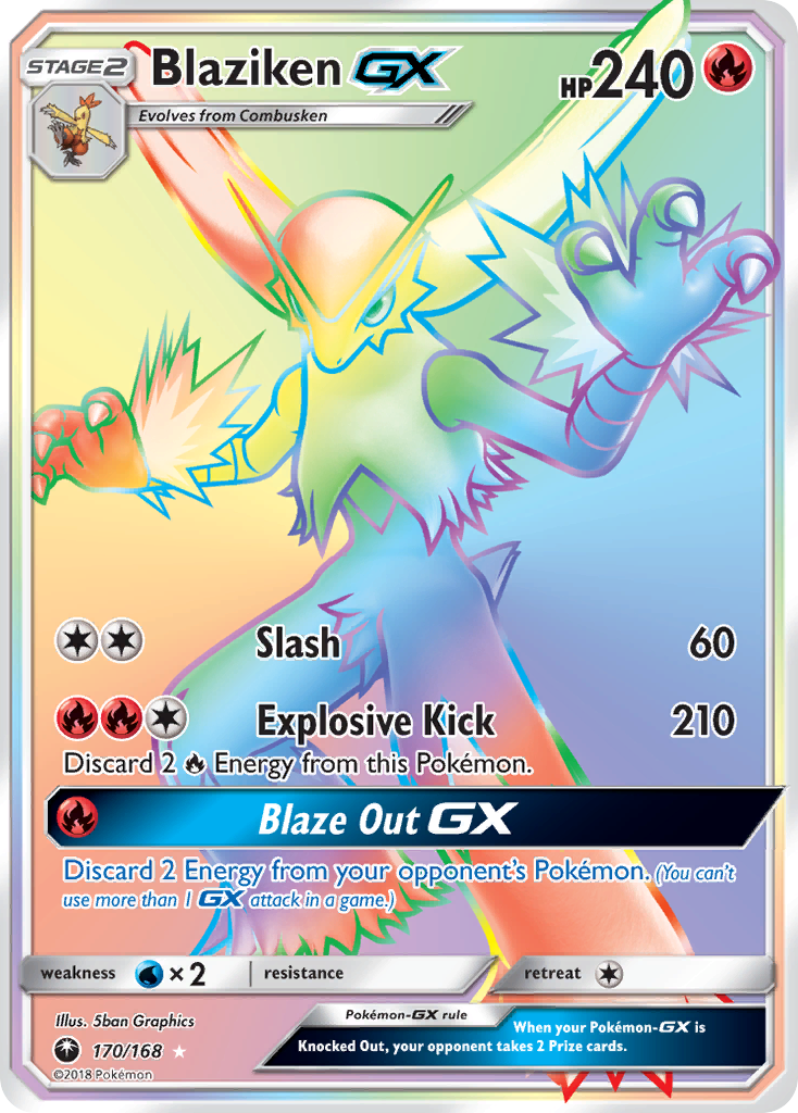 Blaziken-GX - 170/168 - EN Blaziken-GX - 170/168 - EN