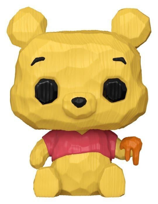 Winnie the Pooh POP! Animation Vinyl Figur Pooh (Whittled) 9 cm