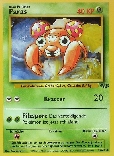 paras-pok-mon-tcg Paras 059/064 - Pokémon TCG
