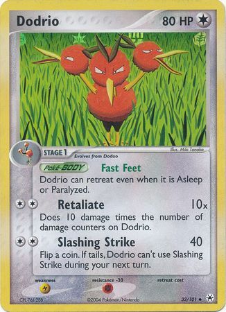 Dodrio - 33/101 - Reverse Holo - EN Dodrio - 33/101 - Reverse Holo - EN