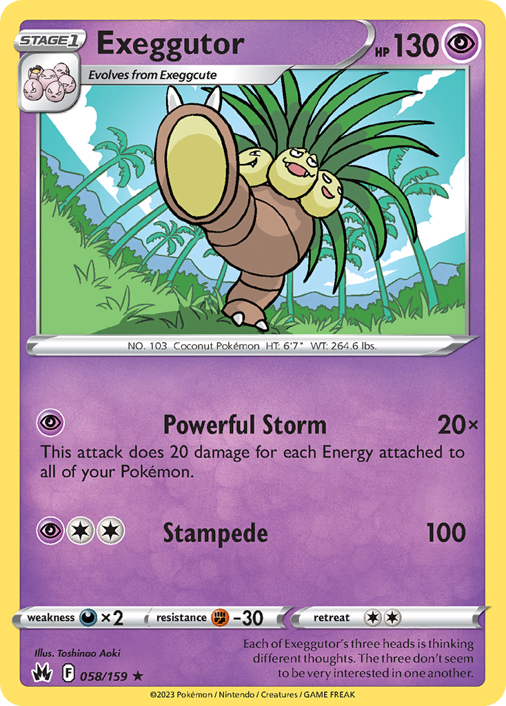 Exeggutor - 058/159 - EN Exeggutor - 058/159 - EN