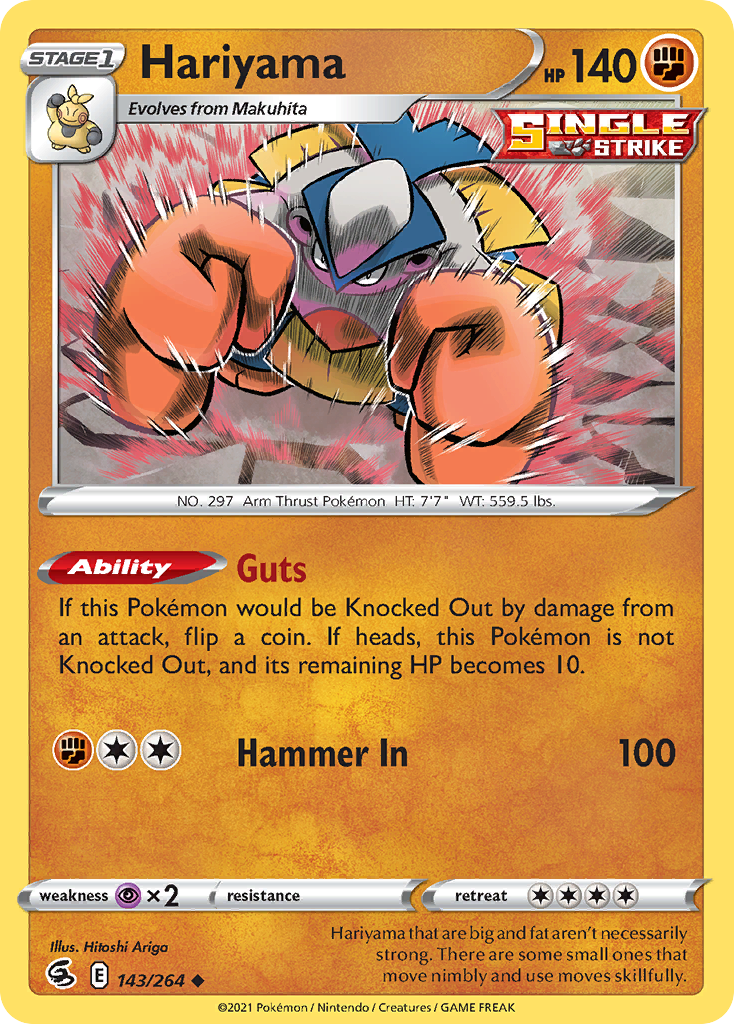 Hariyama - 143/264 - EN