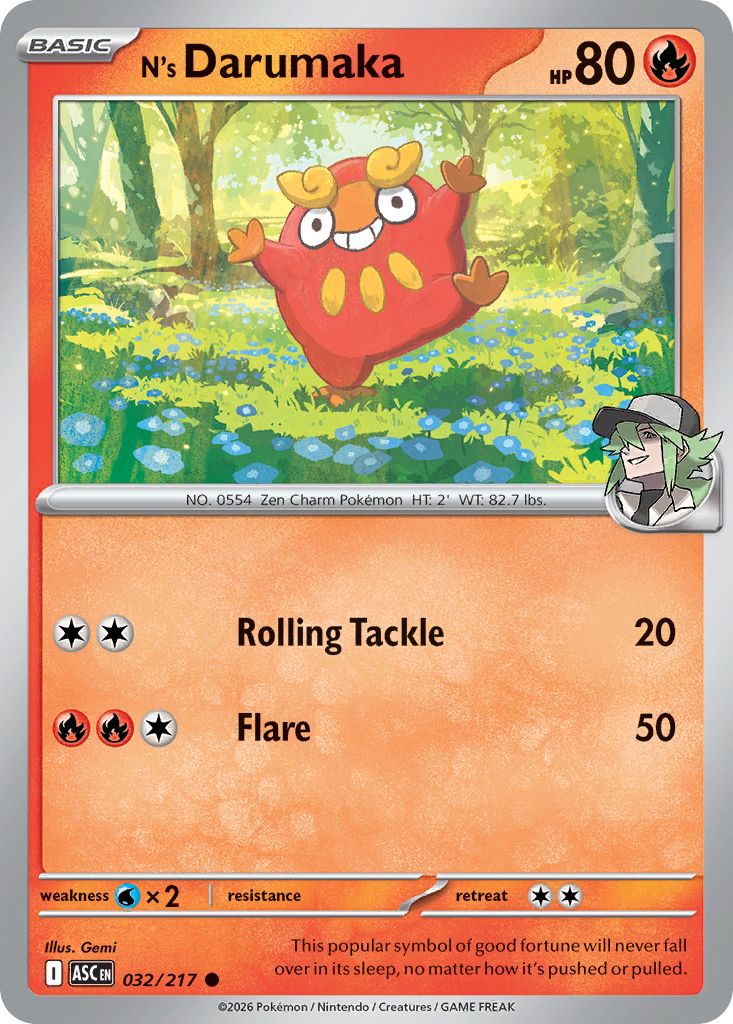 N’s Darumaka - 032/217 - EN N’s Darumaka - 032/217 - EN