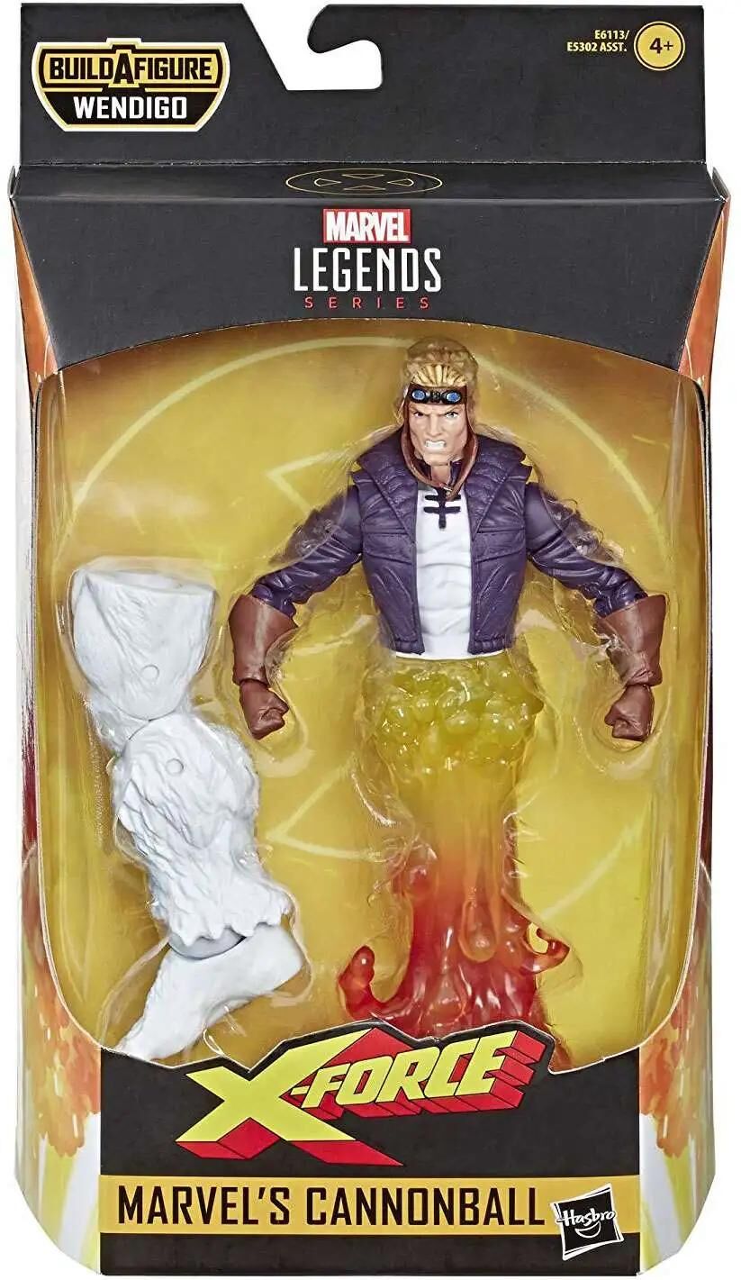 X-Force Marvel Legends Wendigo Series Cannonball Action Figure [90's Costume]