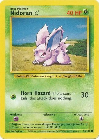 Nidoran Male - 55/102 - Unlimited - EN