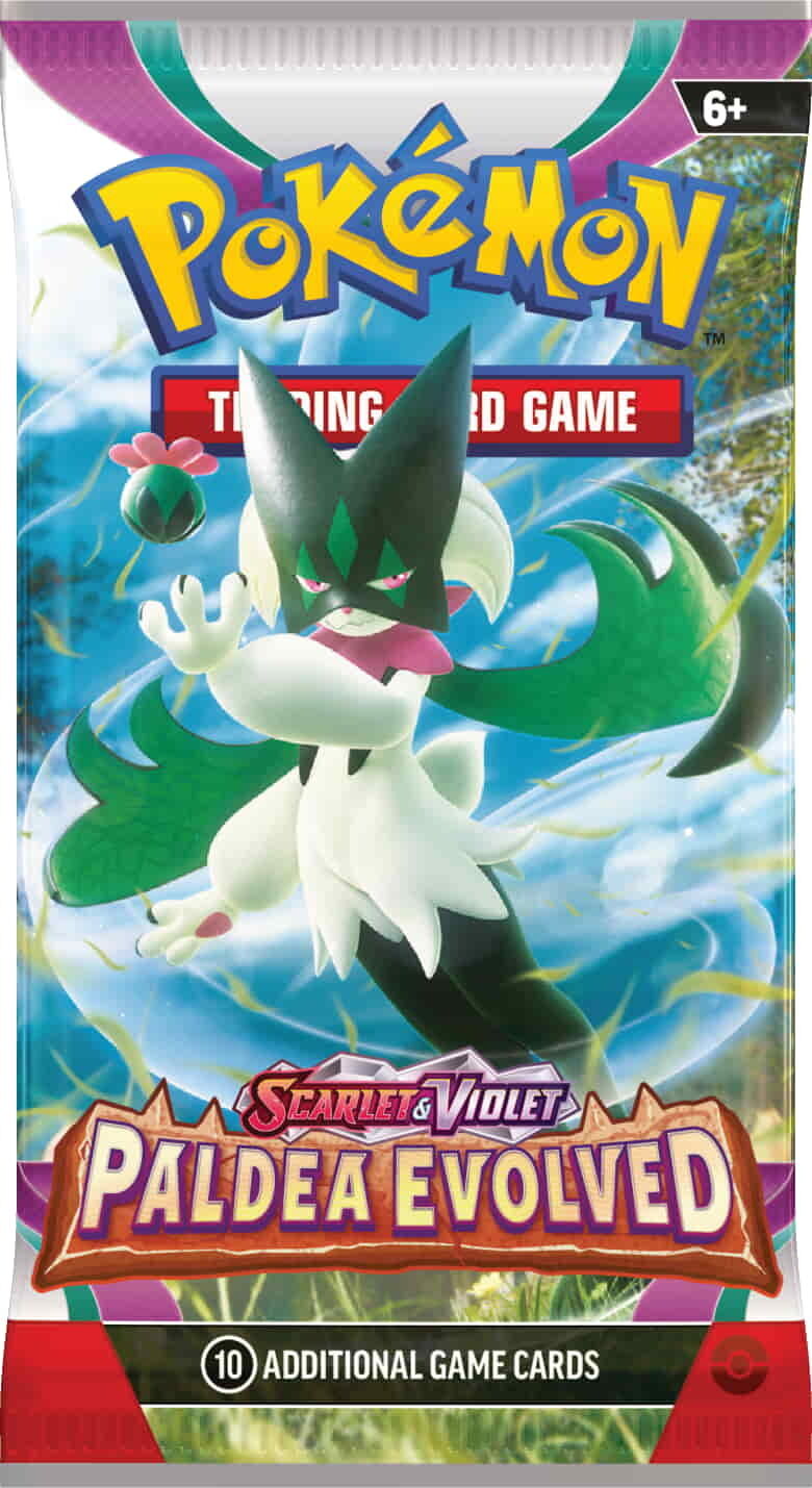 Pokémon TCG: Scarlet & Violet - Paldea Evolved Booster Pack (10 Cards) - EN Pokémon TCG: Scarlet & Violet - Paldea Evolved Booster Pack (10 Cards) - EN