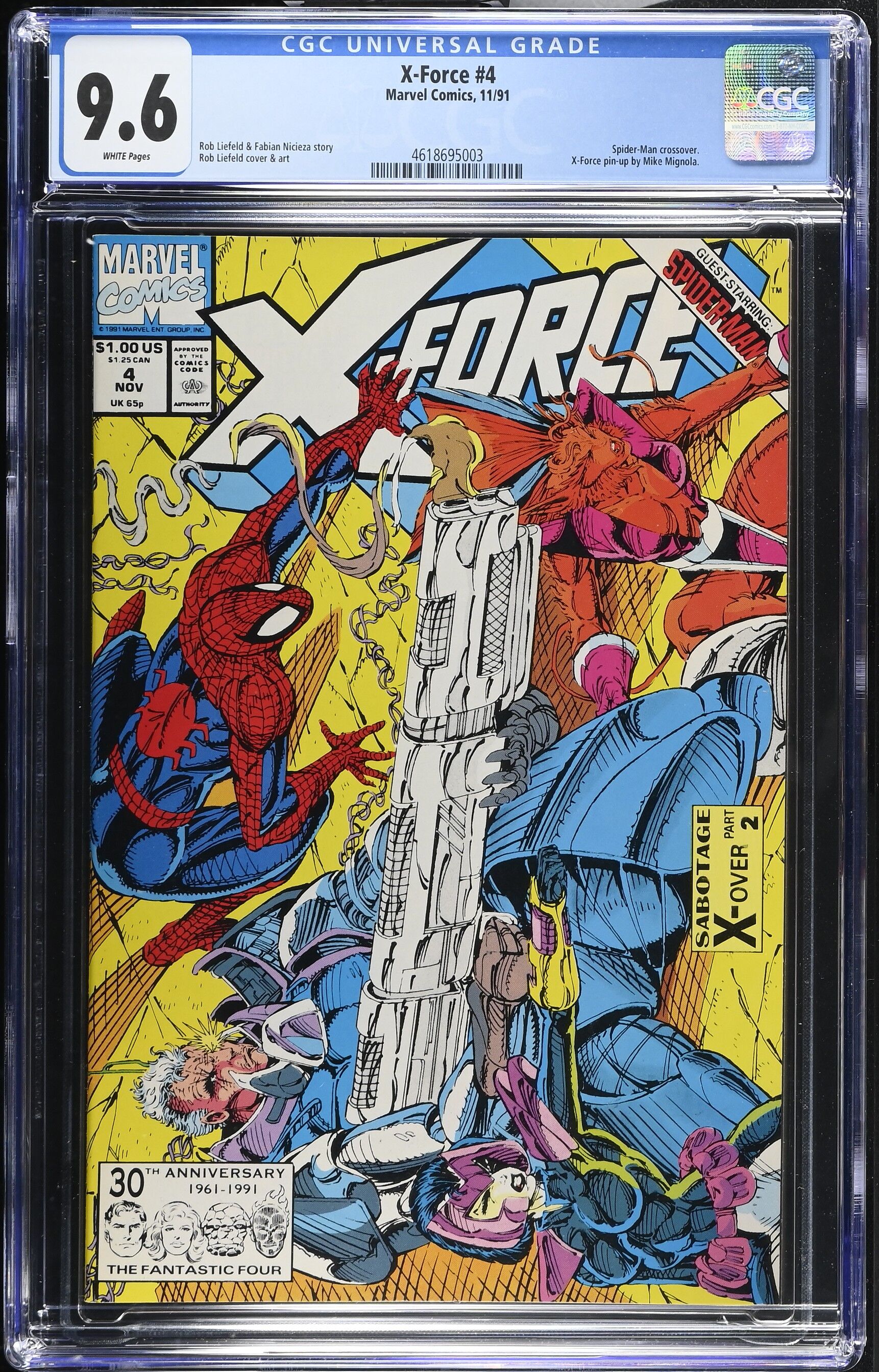 X-Force #4 CGC 9.6 X-Force #4 CGC 9.6