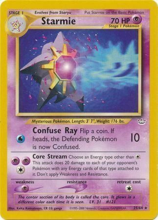 Starmie - 25/66 - Unlimited - EN