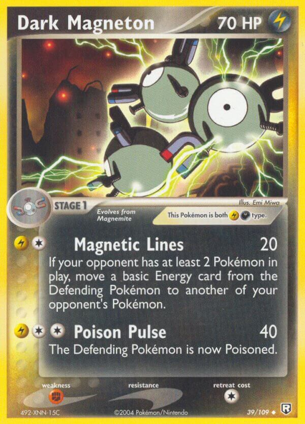 Dark Magneton - 39/109 - Reverse Holo - EN Dark Magneton - 39/109 - Reverse Holo - EN