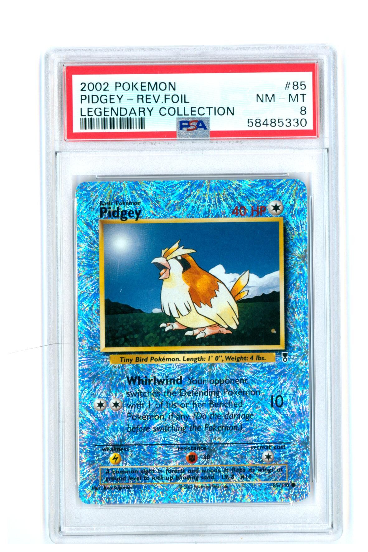 pidgey-85-110-legendary-collection-reverse-holo-psa-8-nm-mt-pokemon-58485330 Pidgey 85/110 - Legendary Collection - Reverse Holo - PSA 8 NM-MT - Pokémon