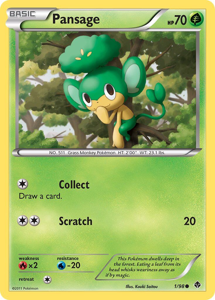 Pansage - 1/98 - EN Pansage - 1/98 - EN