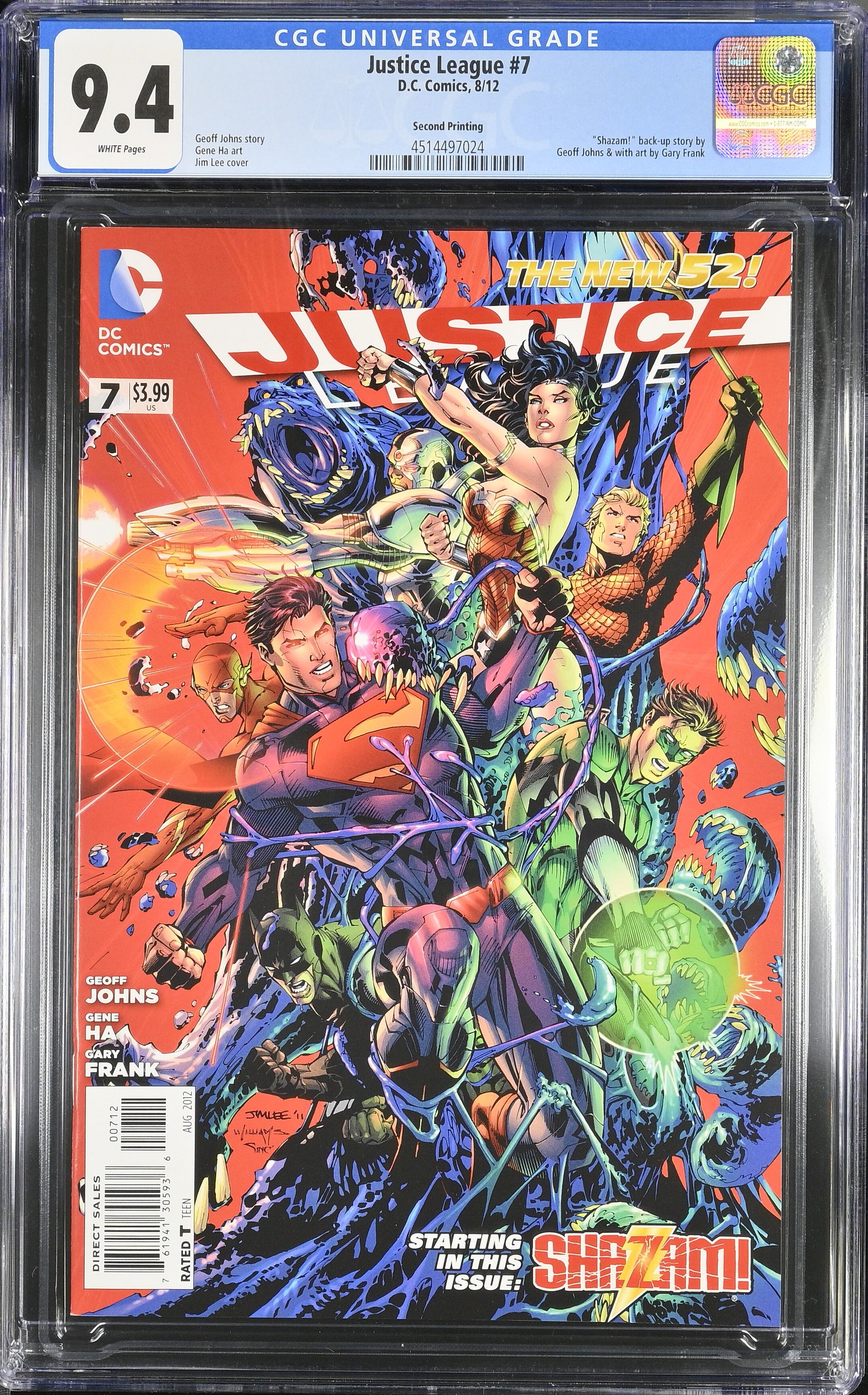 Justice League #7 CGC 9.4