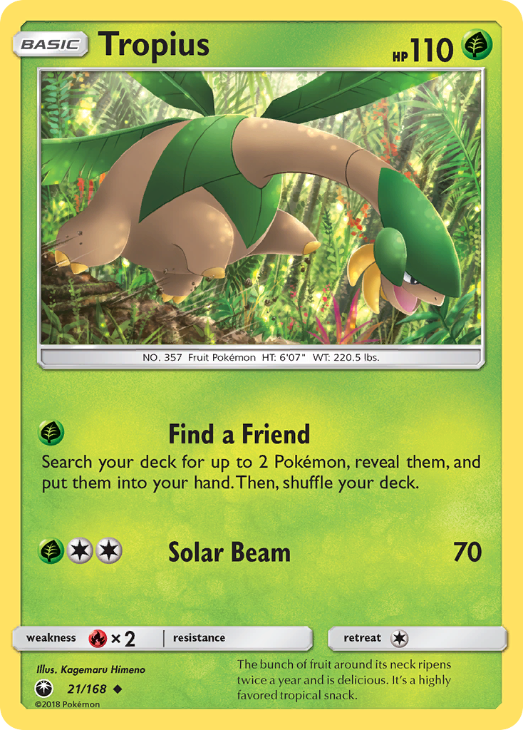 Tropius - 21/168 - EN Tropius - 21/168 - EN