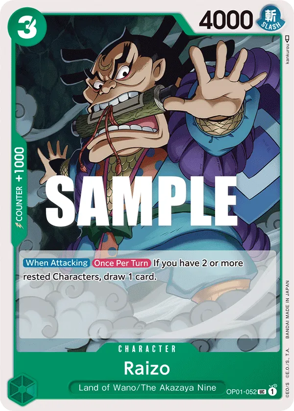 Raizo - OP01-052 Raizo - OP01-052