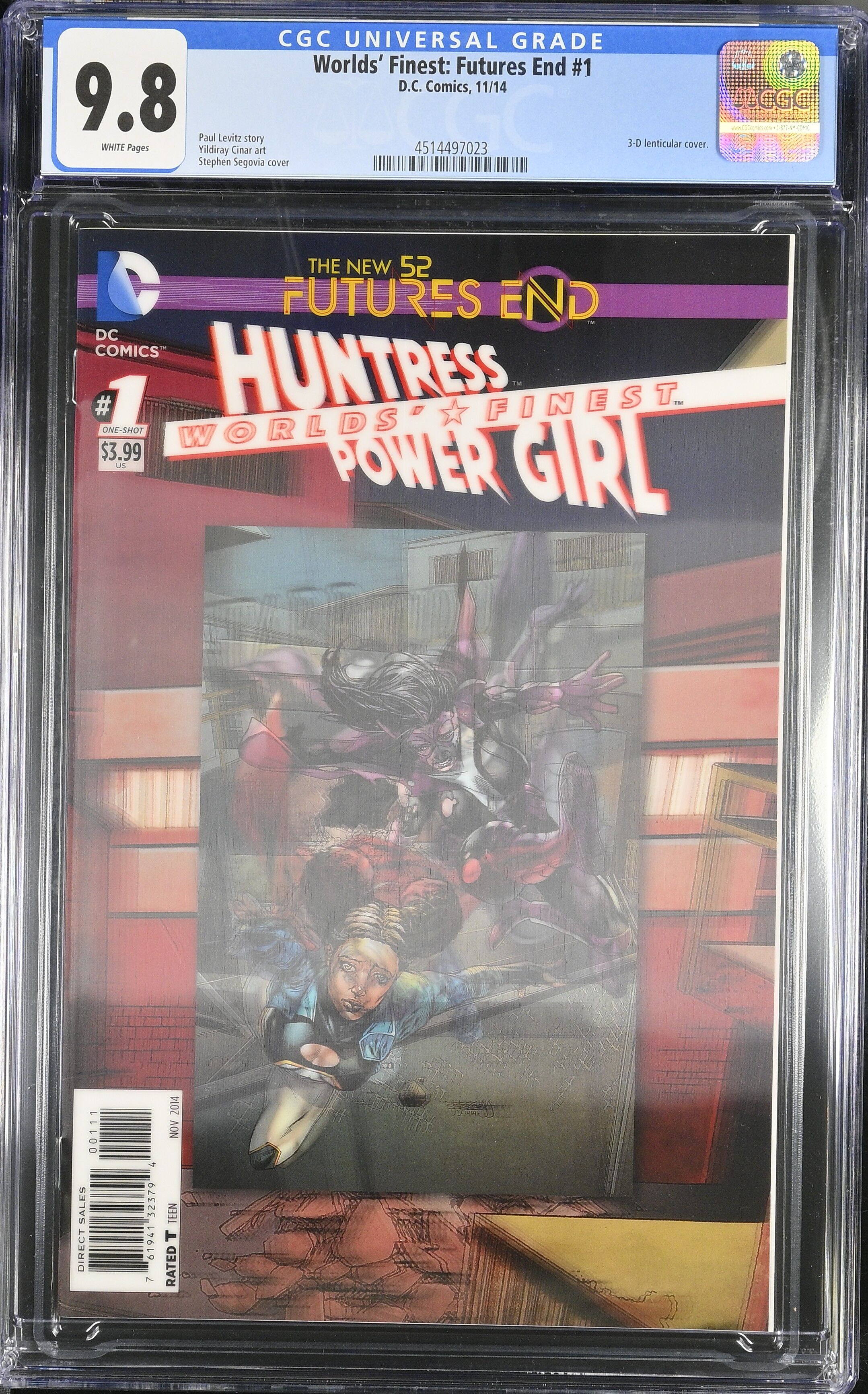 Worlds' Finest: Futures End #1 CGC 9.8 3D Lenticular Cover Worlds' Finest: Futures End #1 CGC 9.8 3D Lenticular Cover