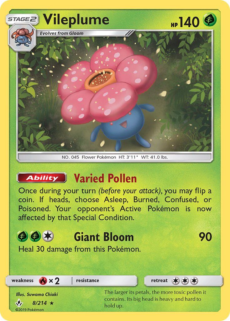 Vileplume - 8/214 - EN Vileplume - 8/214 - EN