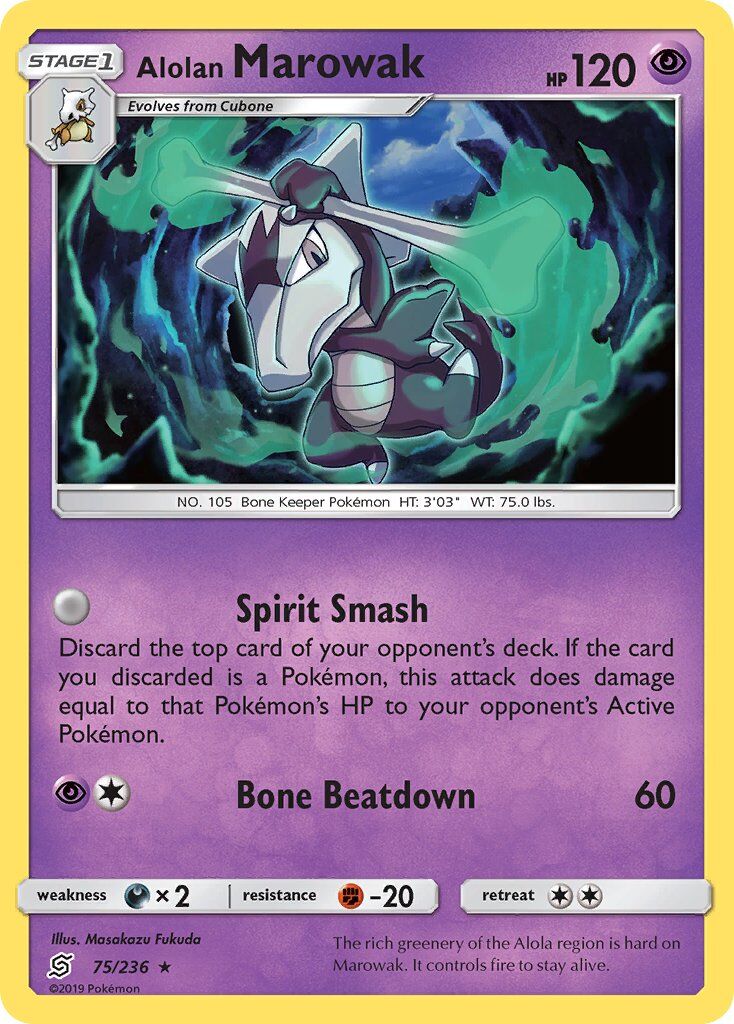 Alolan Marowak - 75/236 - EN Alolan Marowak - 75/236 - EN