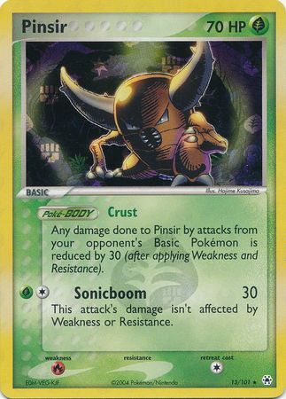 Pinsir - 13/101 - Reverse Holo - EN Pinsir - 13/101 - Reverse Holo - EN
