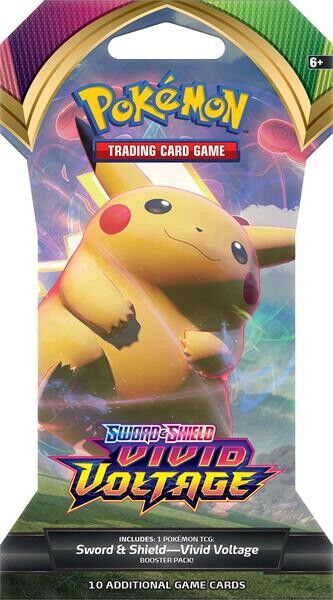 pok-mon-sword-shield-vivid-voltage-booster-1 Pokémon Sword & Shield Vivid Voltage Sleeved Booster - 1 Random - EN