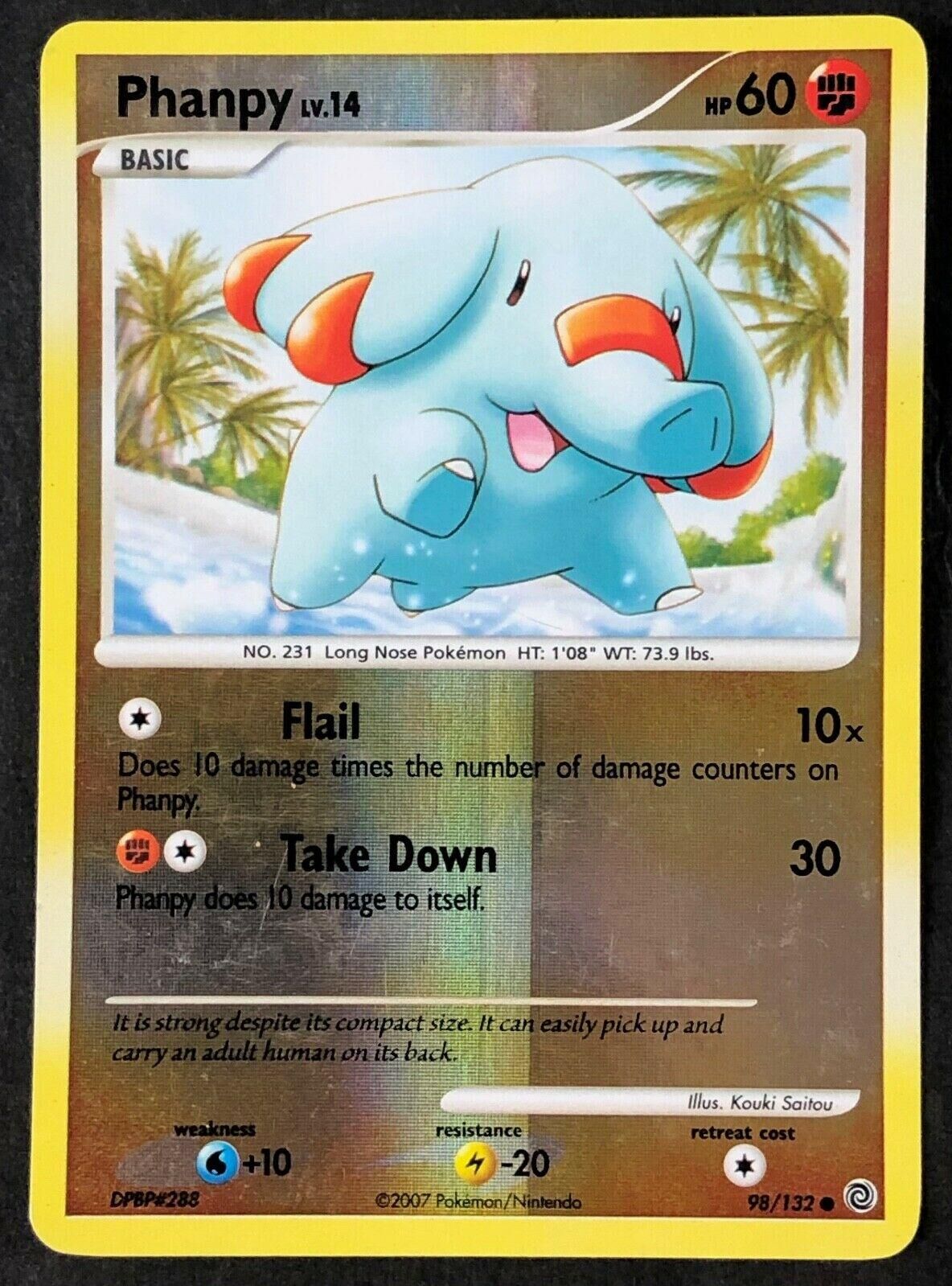 Phanpy - 98/132 - Reverse Holo - EN Phanpy - 98/132 - Reverse Holo - EN