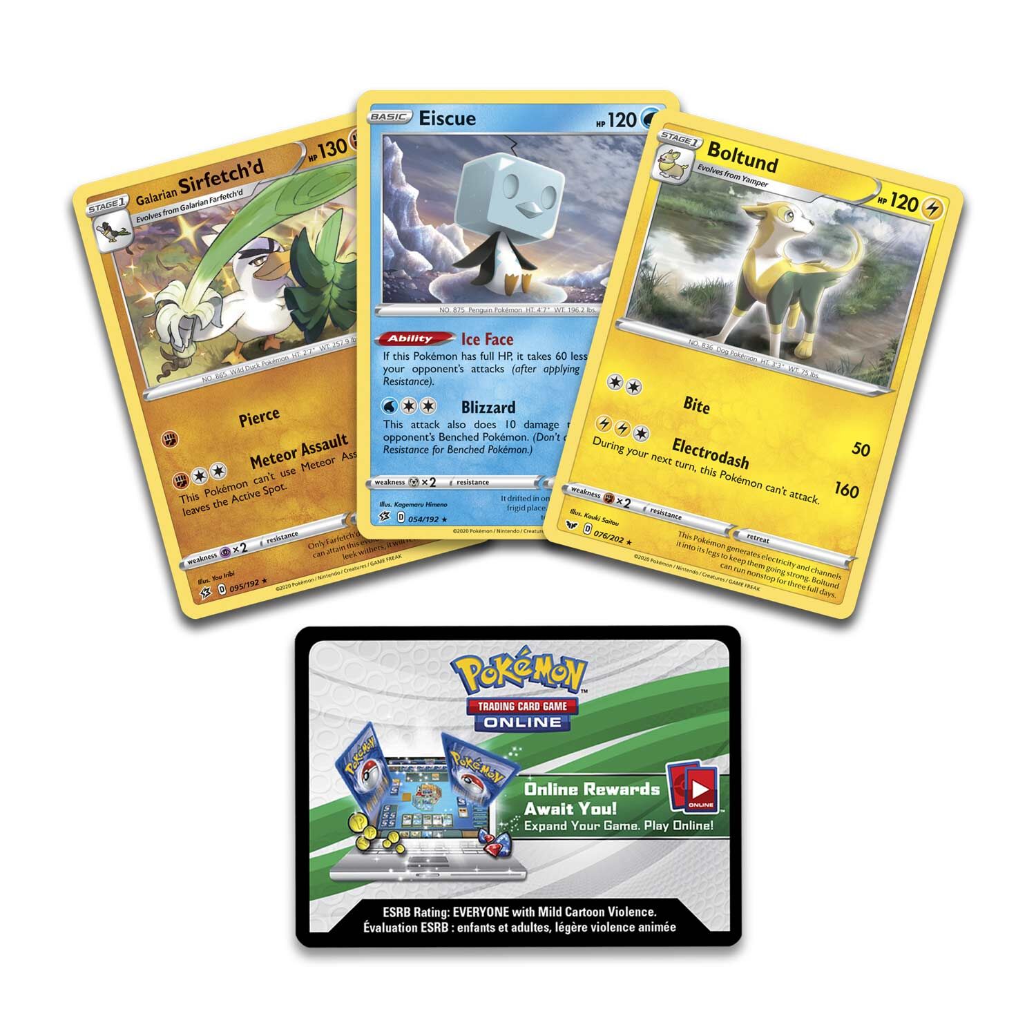 Pokémon Sword & Shield Knock Out Collection (Boltund, Eiscue & Galarian Sirfetch'd) - EN