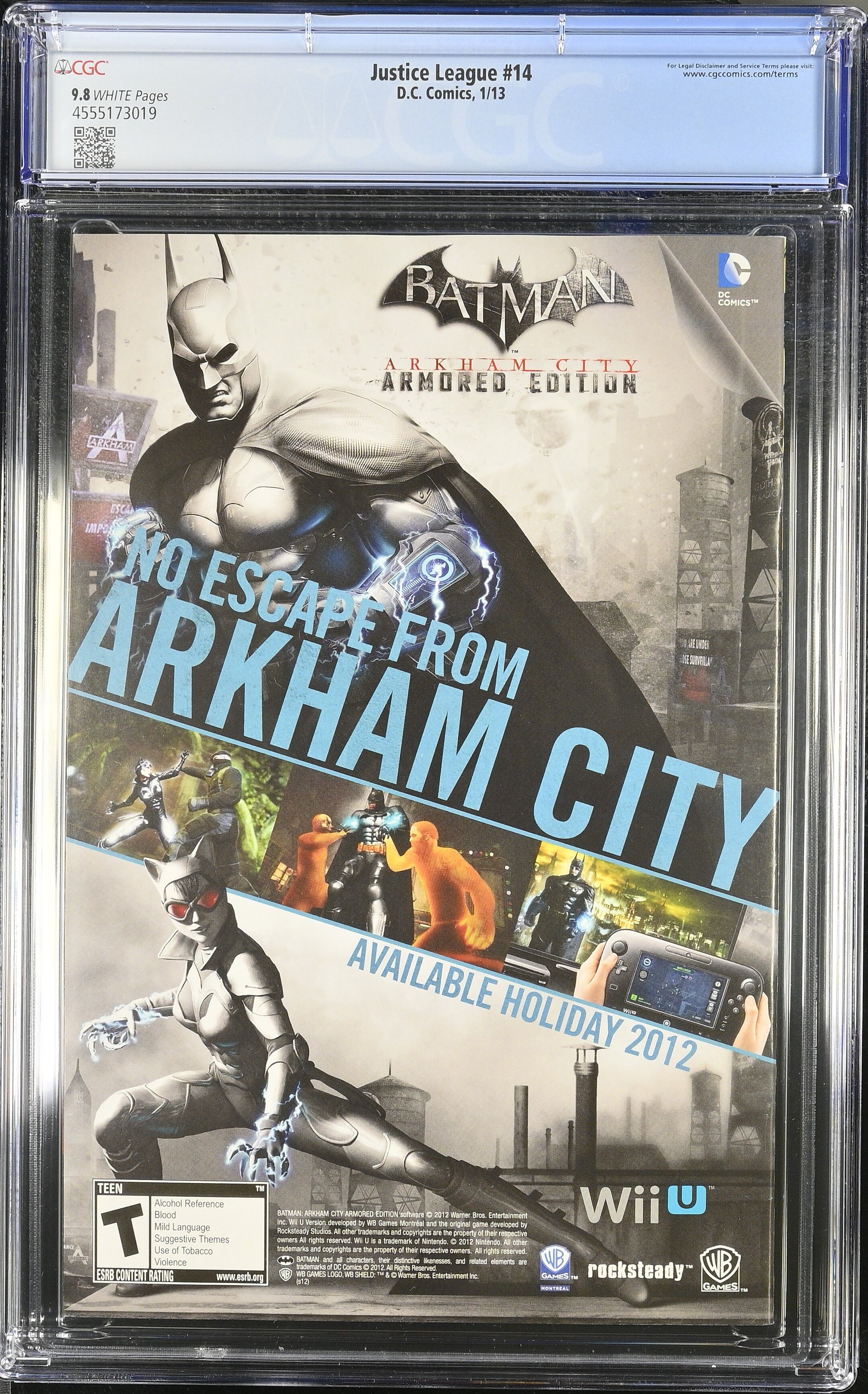 Justice League #14 CGC 9.8 Top Pop!