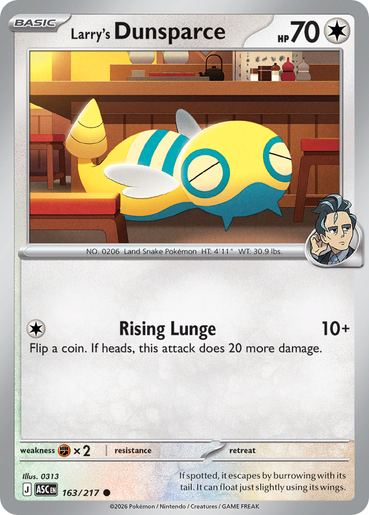 Larry’s Dunsparce - 163/217 - EN
