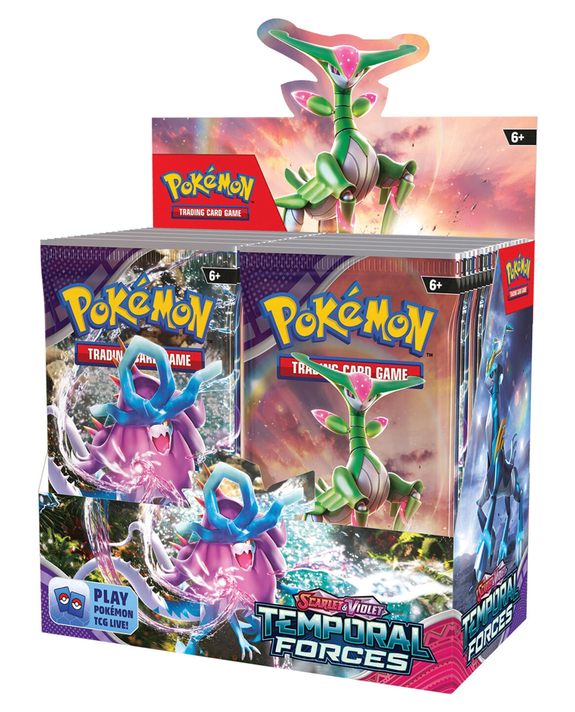 Pokémon TCG: Scarlet & Violet-Temporal Forces Booster Display Box (36 Packs) - EN