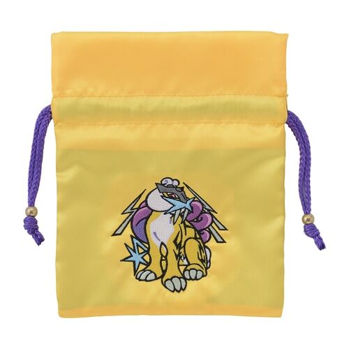 Pokémon Satin Purse Pikachu Hotel Raikou - Gelb