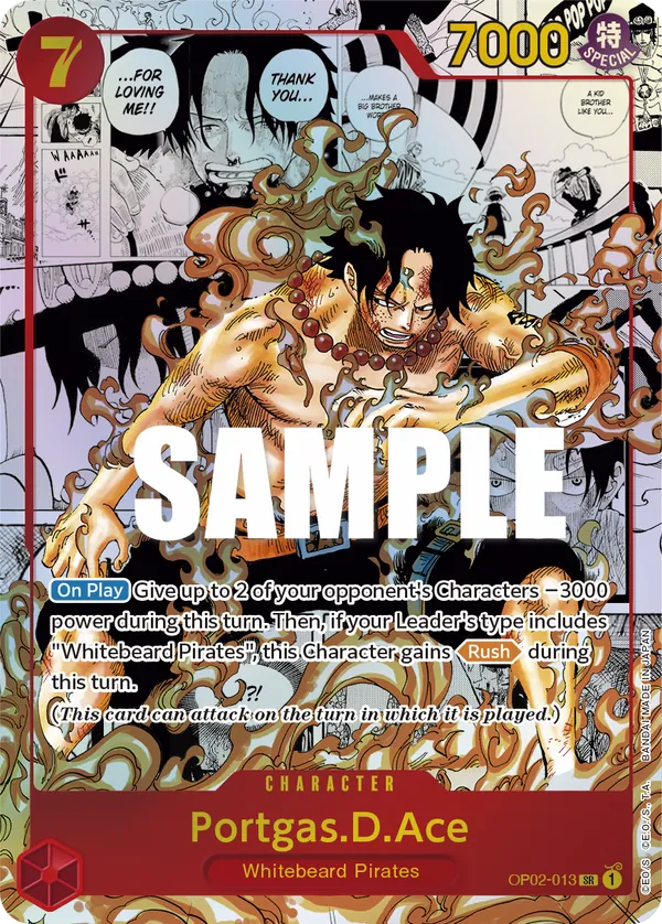Portgas.D.Ace - OP02-013 - Manga Art Portgas.D.Ace - OP02-013 - Manga Art