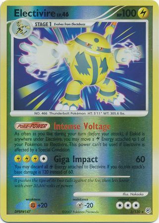 Electivire - 3/130 - Reverse Holo - EN Electivire - 3/130 - Reverse Holo - EN