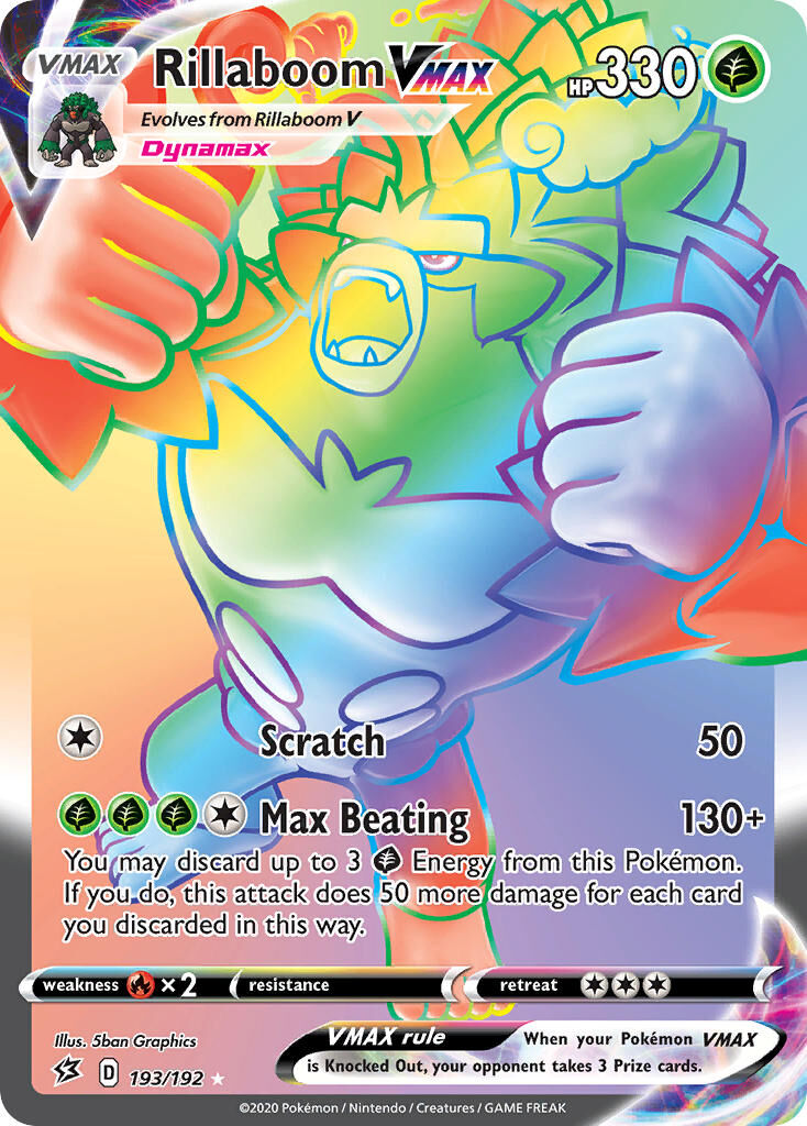 Rillaboom VMAX - 193/192 - EN Rillaboom VMAX - 193/192 - EN