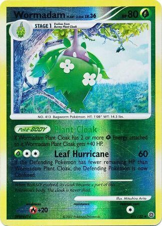 Wormadam Plant Cloak - 41/132 - Reverse Holo - EN Wormadam Plant Cloak - 41/132 - Reverse Holo - EN