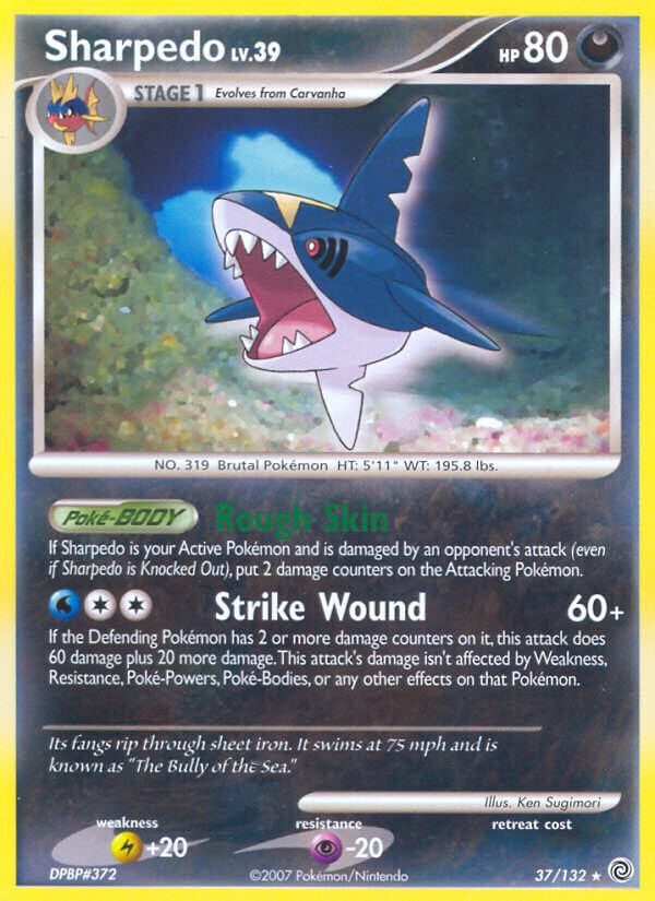Sharpedo - 37/132 - EN Sharpedo - 37/132 - EN