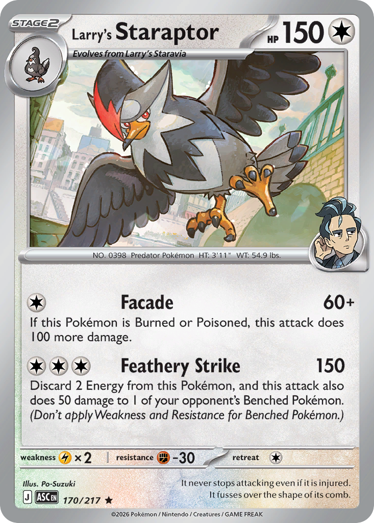 Larry’s Staraptor - 170/217 - EN Larry’s Staraptor - 170/217 - EN